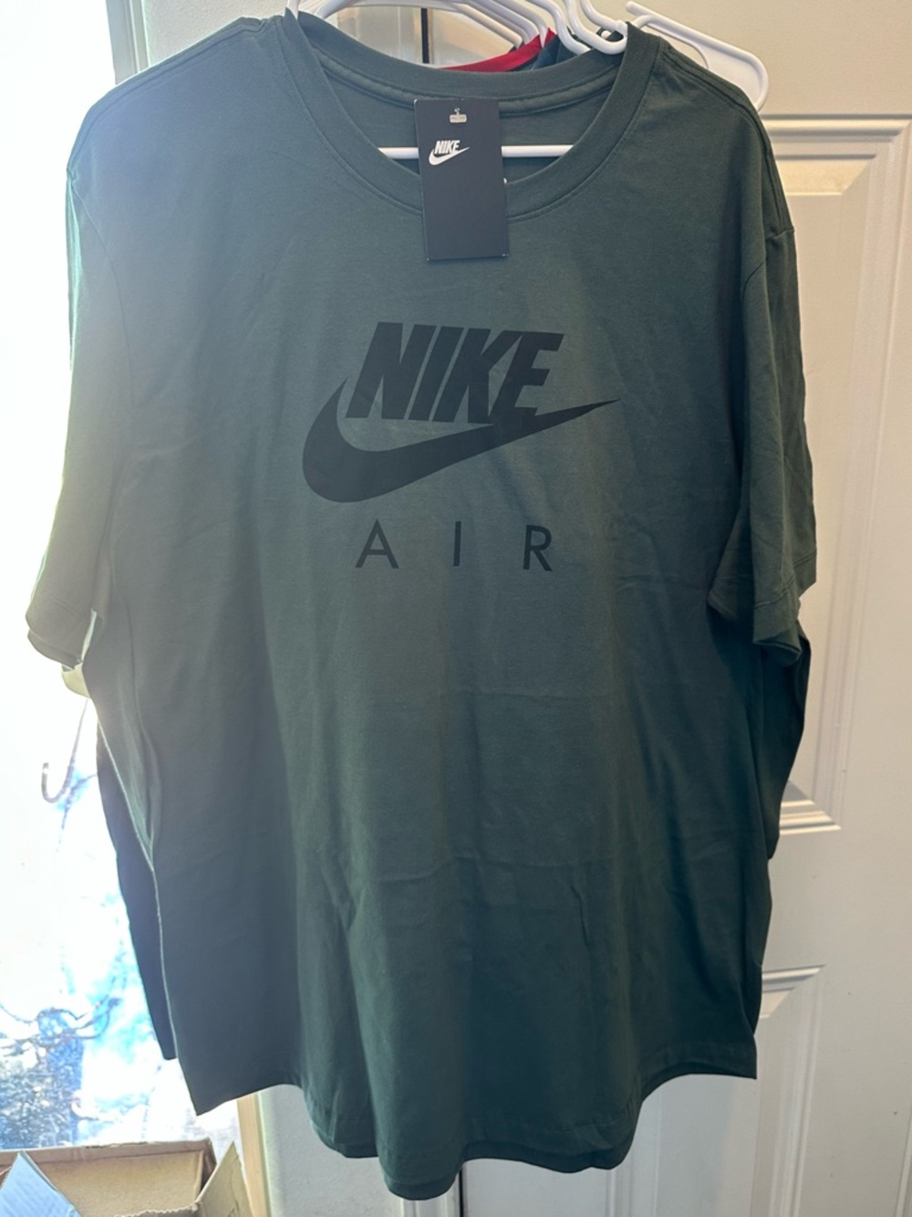 Nike Air Graphic Tee - Dark Green with Black Logo